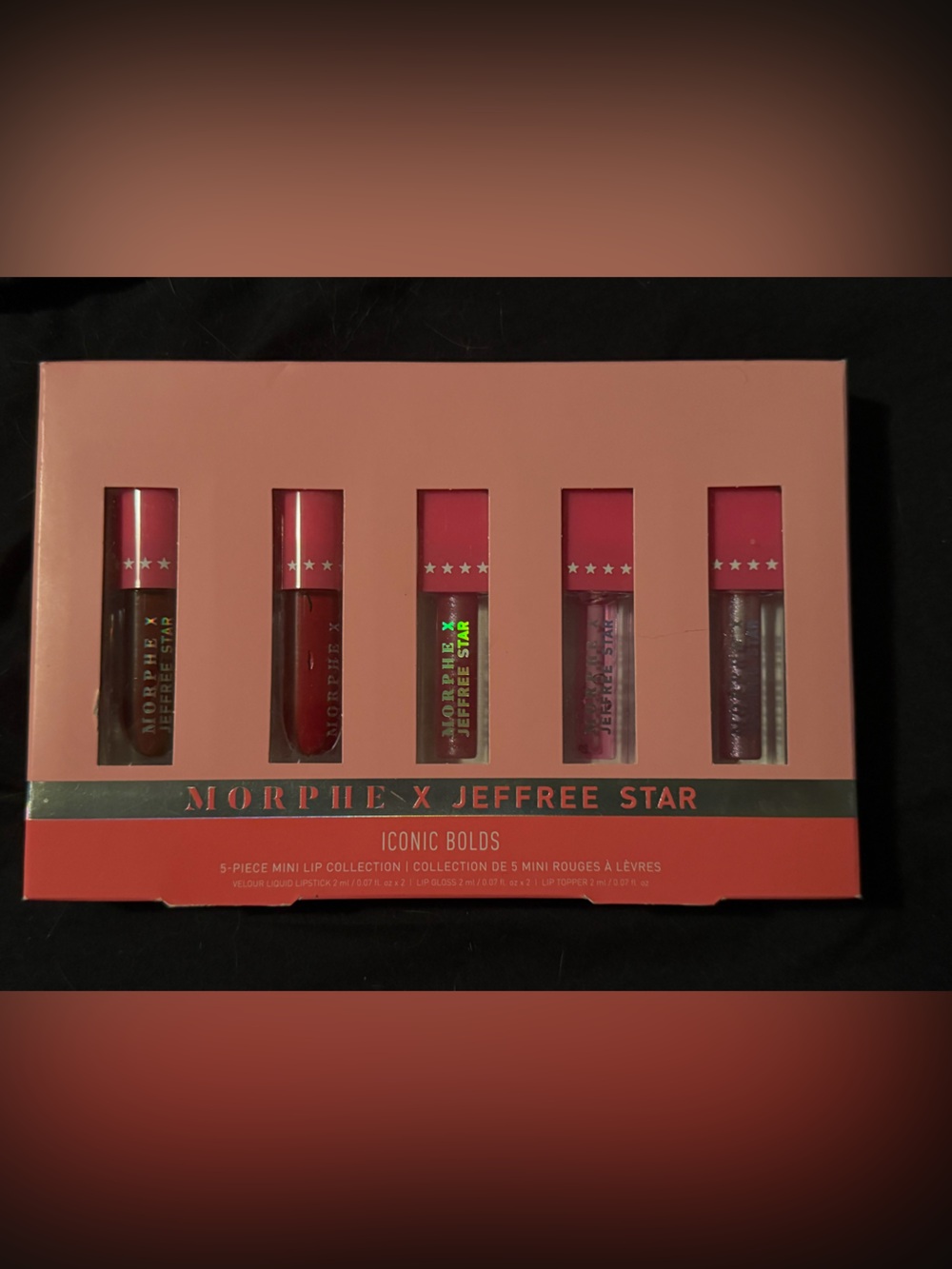 Morphe x Jeffree Star 5 piece mini lip collection